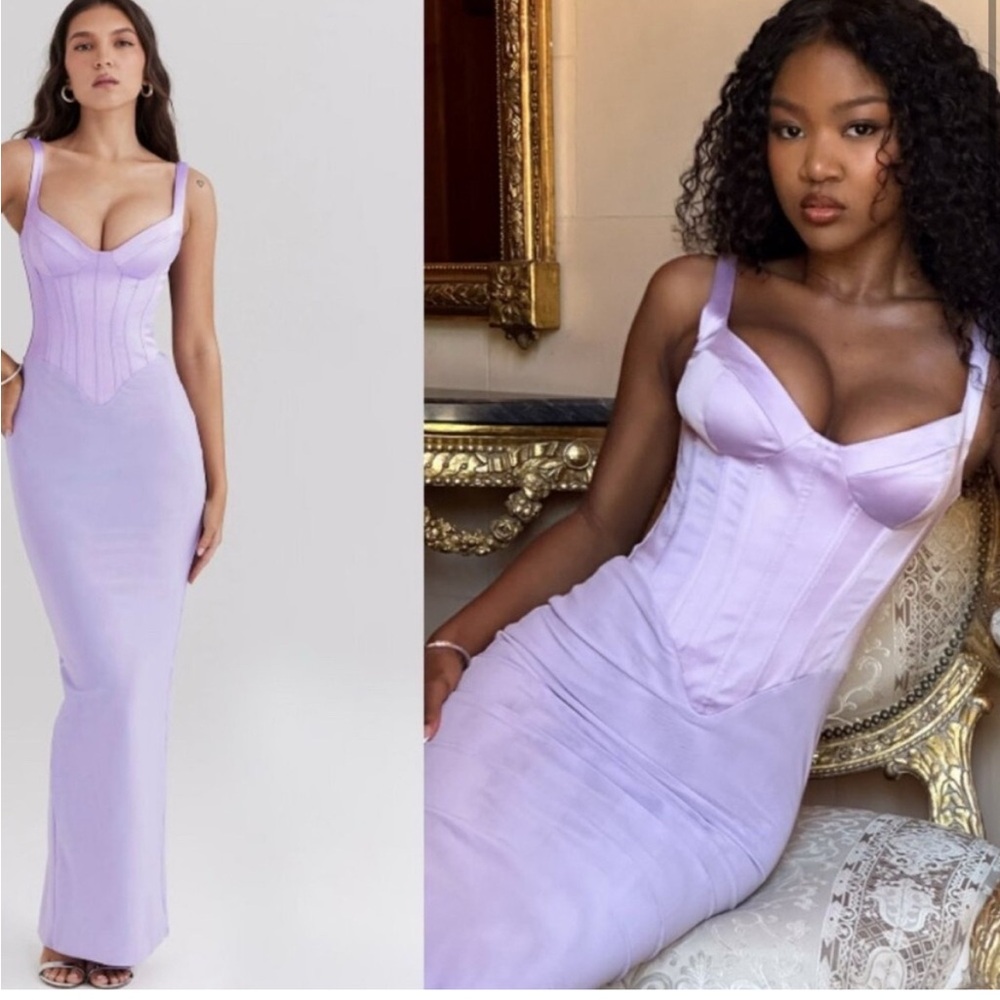 Elegant Lavender Dress